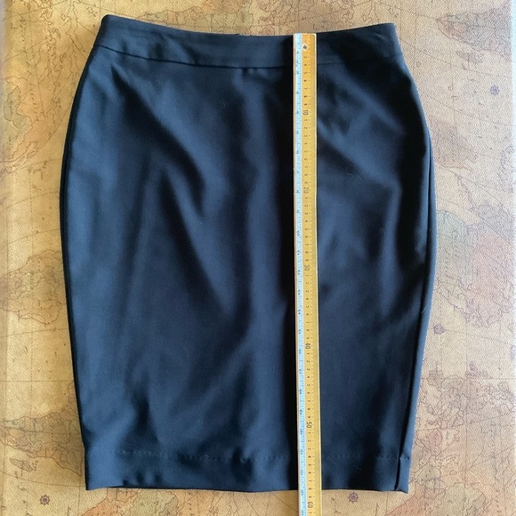 Black Label Elegant Black Pencil Skirt - Picture 3 of 8
